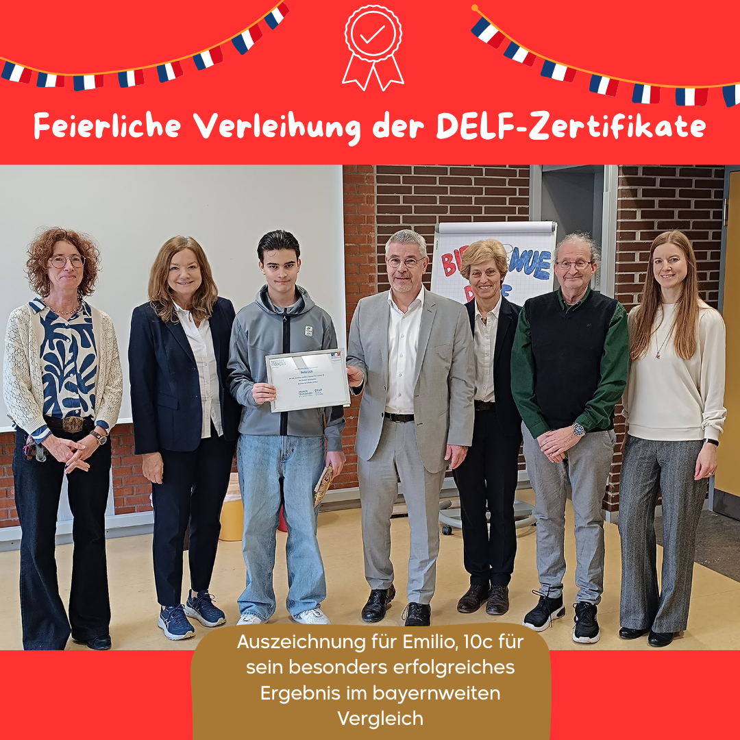Festliche Verleihung der DELF-Zertifikate