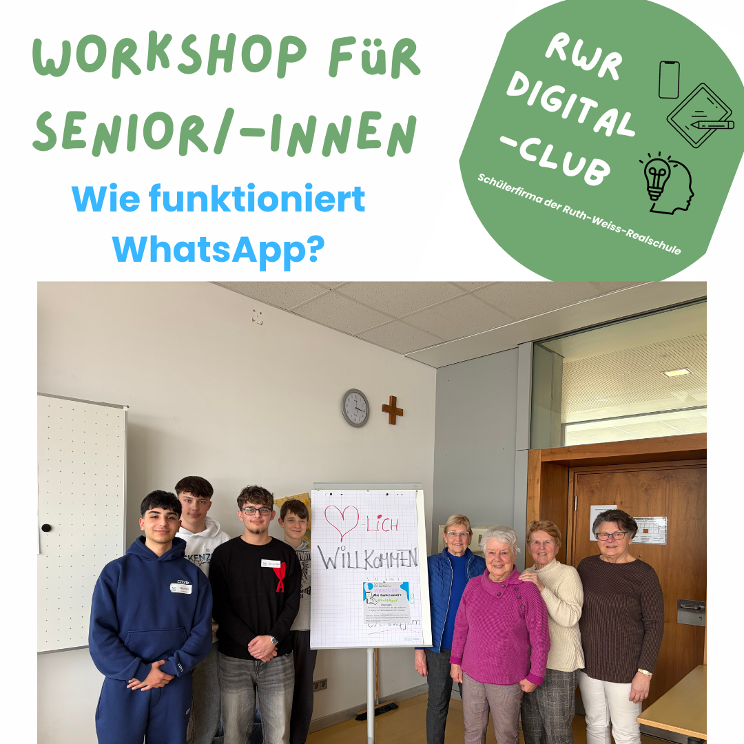 Workshop der Schülerfirma: Wie funktioniert WhatsApp?